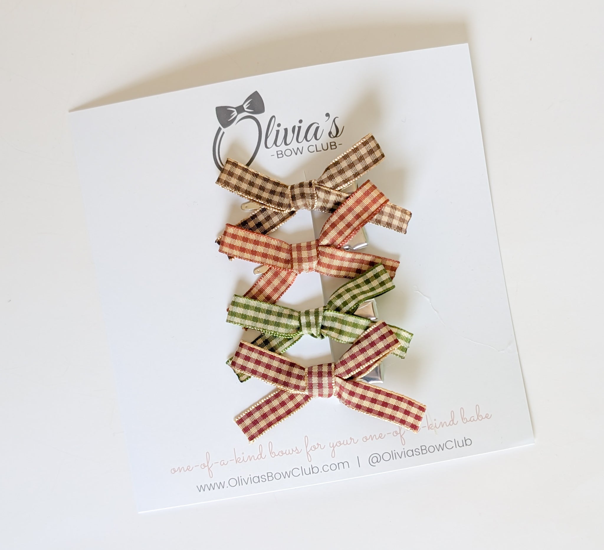 Fall Gingham Minis